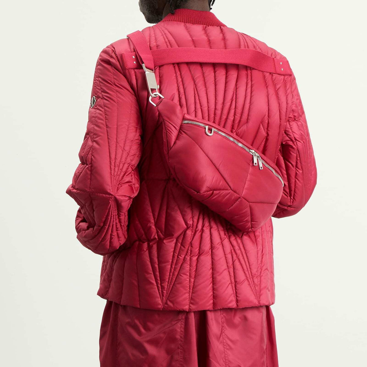 Rick Owens x Moncler Marsupio Bumbag in Carnelian 