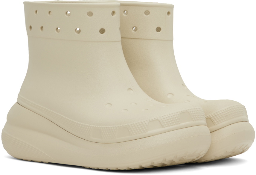 Crocs Off-White Crush Boots