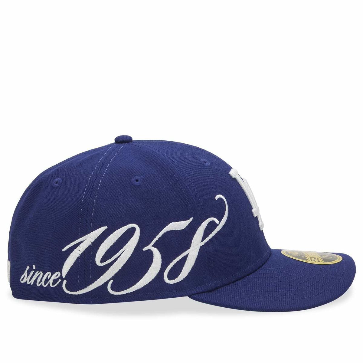 New Era LA Dodgers EST Script 59Fifty Cap in Blue