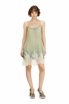 Diesel Mini dress in lace denim - Dresses Womens in Blue