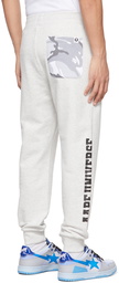 AAPE by A Bathing Ape Grey Logo Lounge Pants