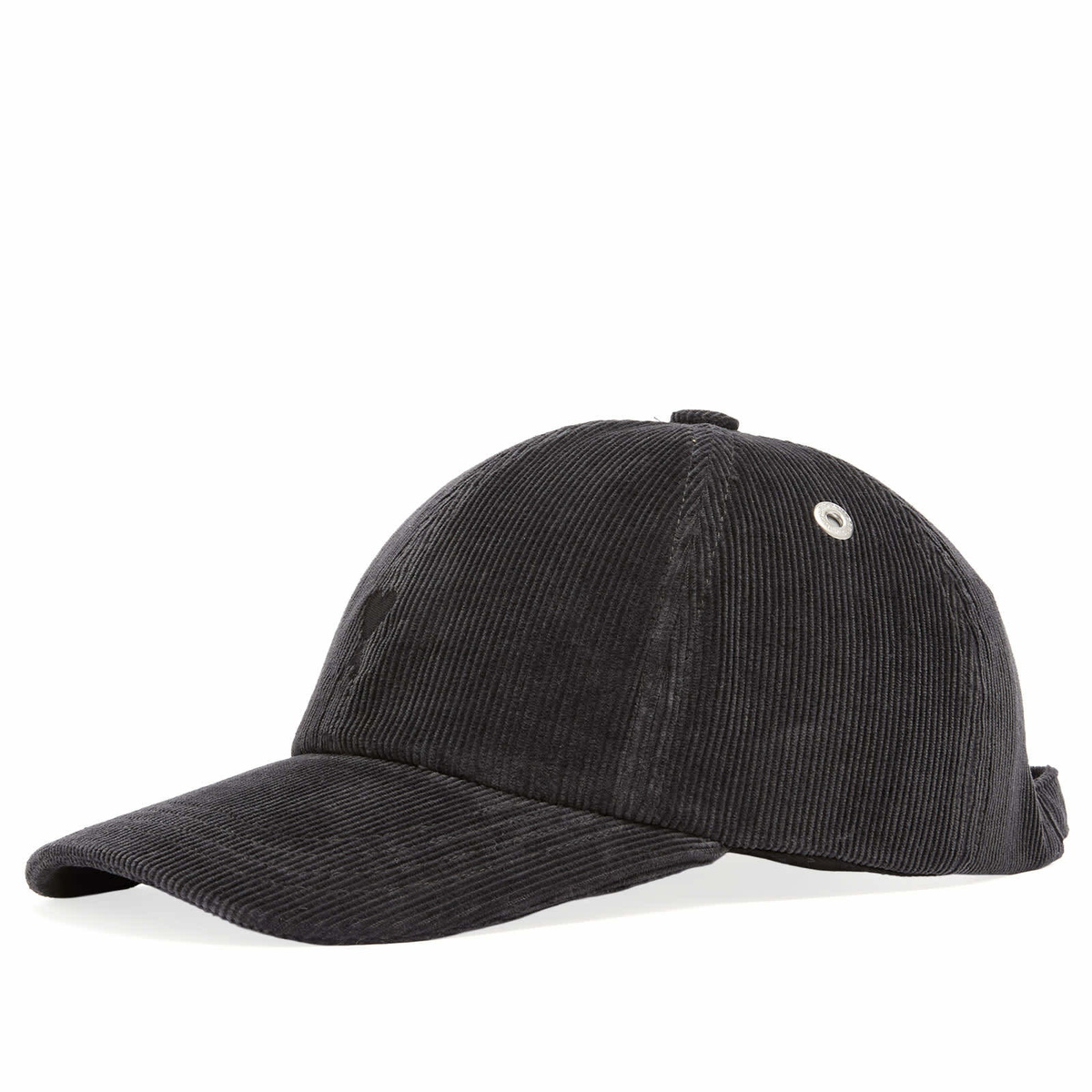 AMI PARIS SMALL A CANVAS CAP グレー AMI Paris Men's Small A Canvas Cap in Mineral Grey AMI