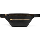 TOM FORD - Full-Grain Leather Belt Bag - Black