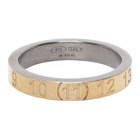 Maison Margiela SSENSE Exclusive Gold and Silver Numbers Ring