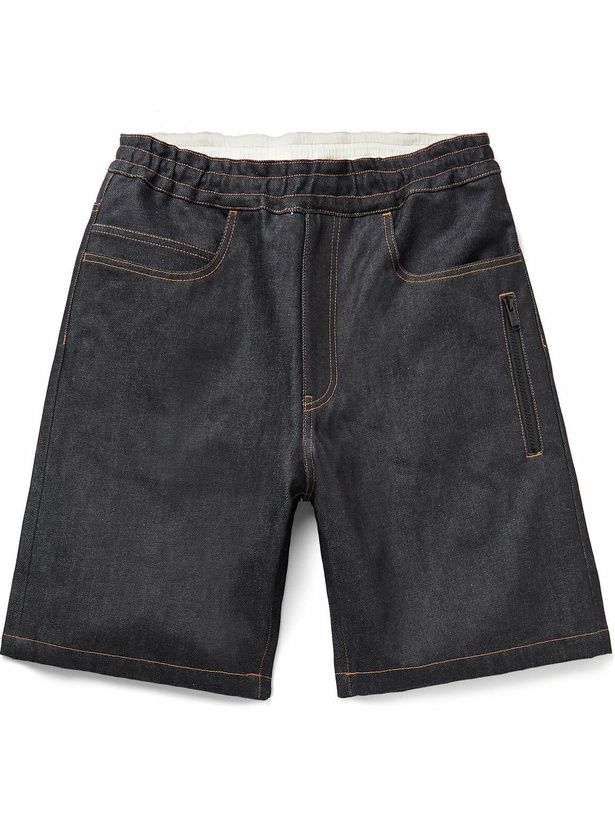 Photo: UNDERCOVER - Straight-Leg Denim Shorts - Blue