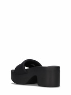 ALEXANDER WANG - 85mm Aw Padded Nylon Platform Slides