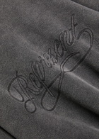 Represent Stamped Logo Cotton Jumper Grey
