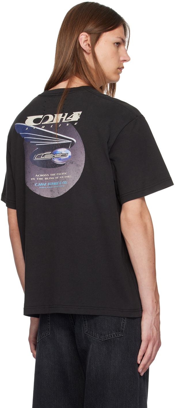 C2H4 Black Airline T-Shirt