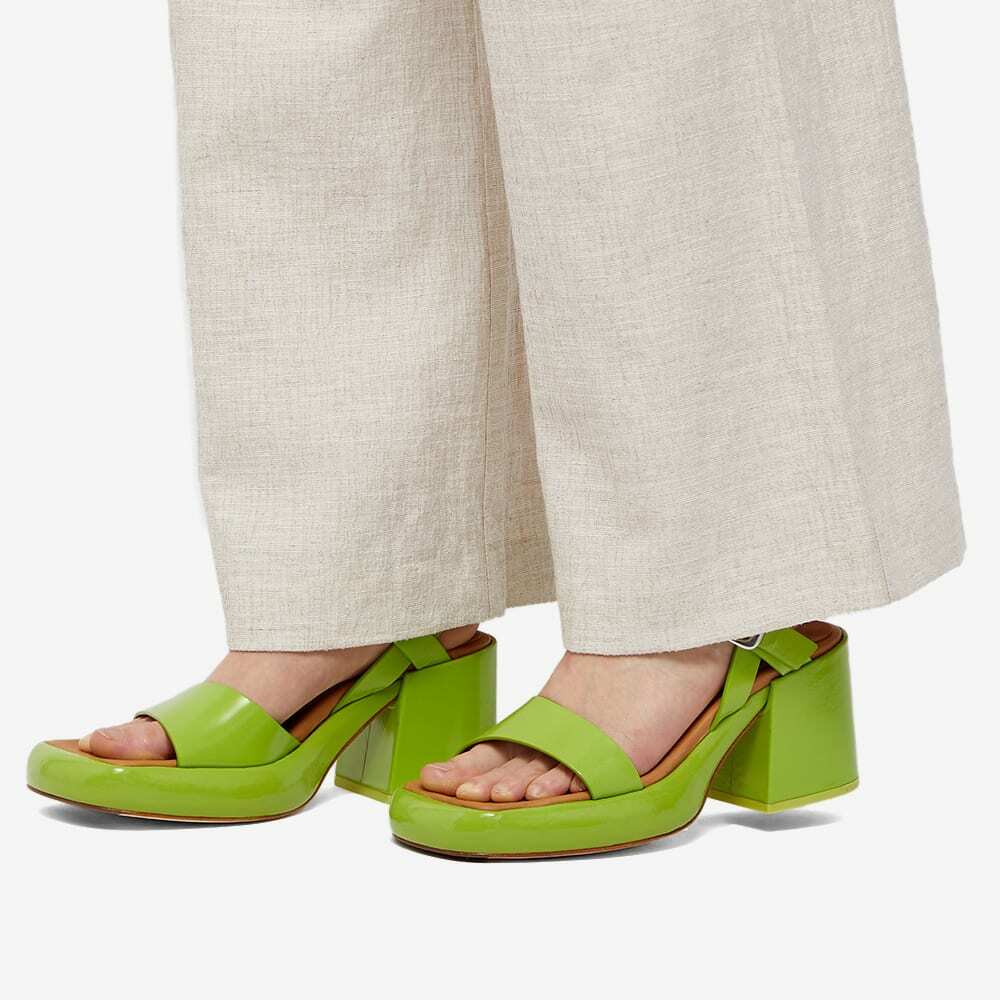 MIISTA Women's Beverly Heeled Sandal in Green MIISTA