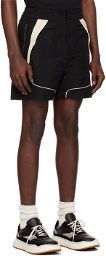 ADER error Black Trim Shorts