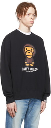 BAPE Black Cotton Baby Milo Sweatshirt