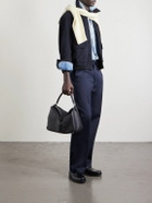 FRAME - Suede Blouson Jacket - Blue