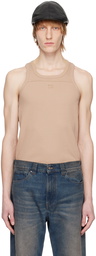 MISBHV Beige 'The M' Tank Top