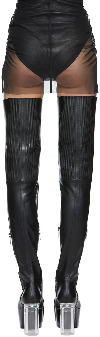 Rick owens store knee high boots