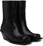 GIABORGHINI Black Blondine Ankle Boots