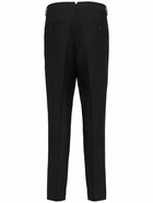 AMI PARIS Cigarette Wool Gabardine Pants