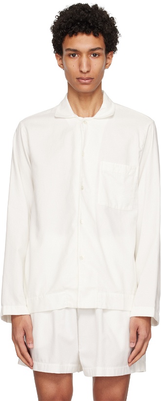 Photo: Tekla Off-White Oversized Pyjama Shirt