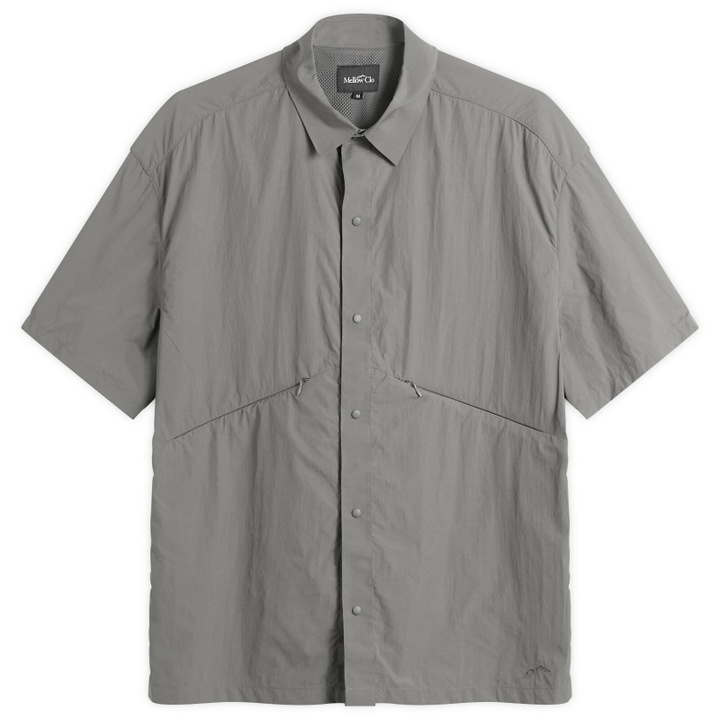 Photo: Mellow Clo Men's Multi Trail Short Sleeve Shirt in Grey