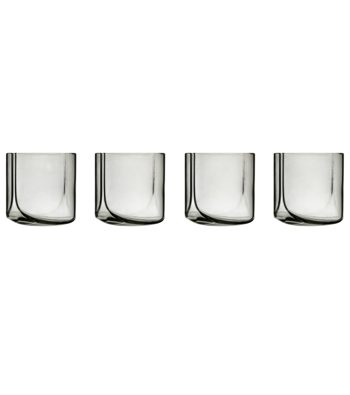 Photo: Zaha Hadid Design Hew set of 4 glass tumblers