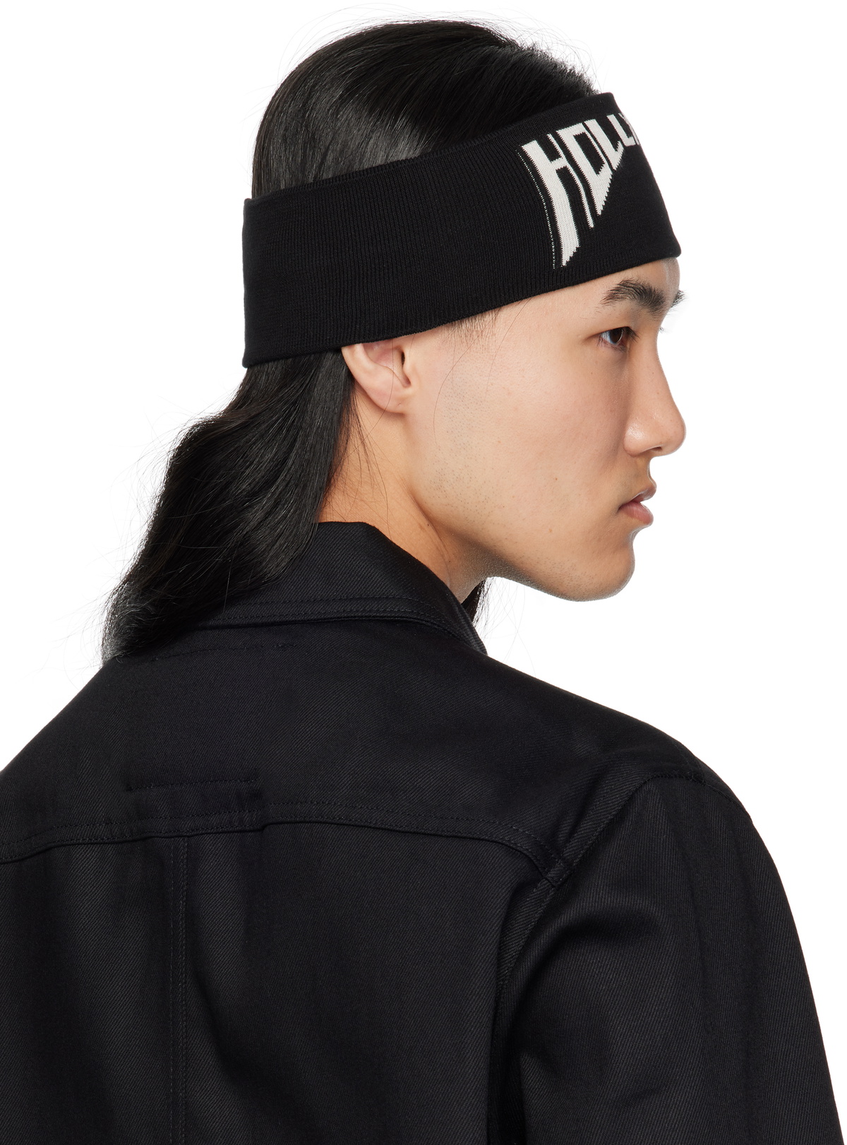 新品未使用 RICK OWENS DRKSHDW HEADBAND BLACK Black Hollywood Cotton Headband by Rick Owens DRKSHDW on Sale