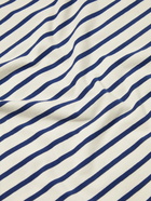 Barena - Giro Striped Stretch-Cotton Jersey T-Shirt - Blue