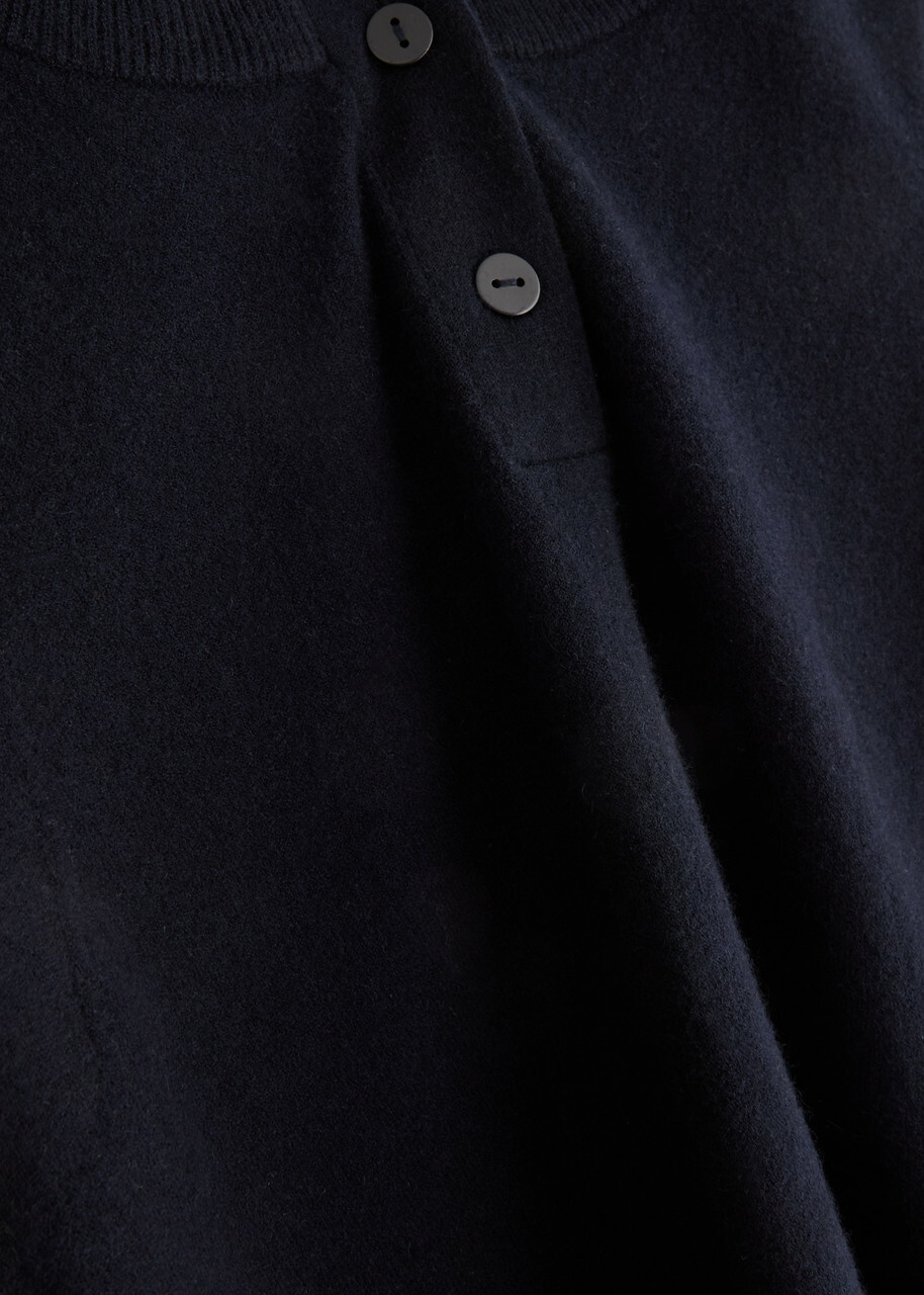 Vince Wool-blend Vest Dark Navy