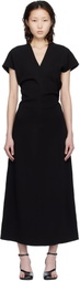 ANINE BING Black Zadig Maxi Dress