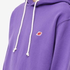 New Balance Men's Made in USA Core Hoody in Prism Purple