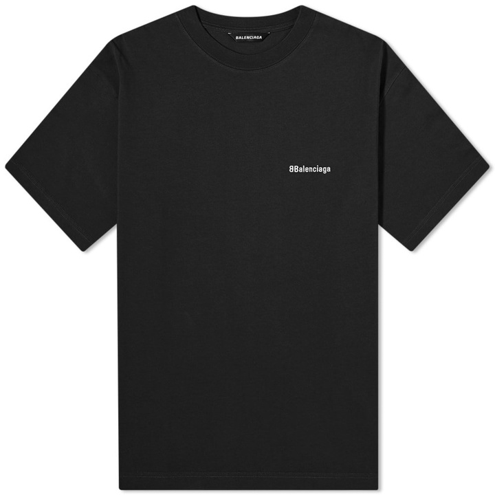 Photo: Balenciaga Corporate Logo Tee