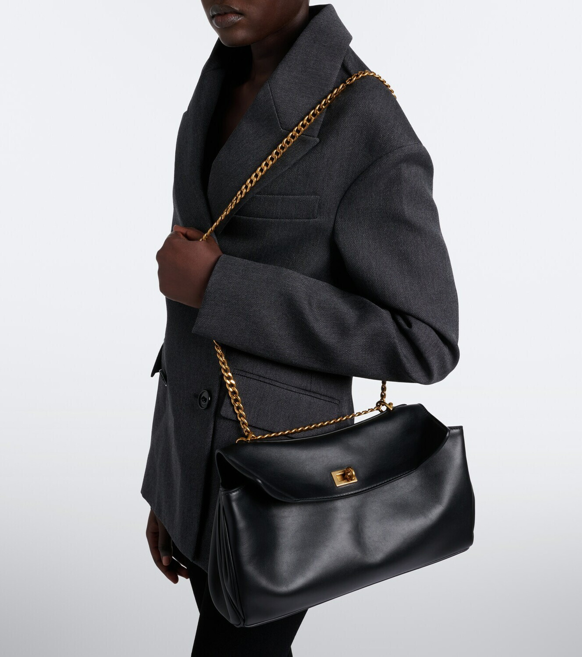Balenciaga Rodeo Medium leather shoulder bag
