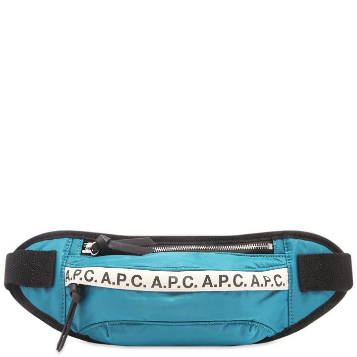 Photo: A.P.C. Tape Logo Waist Bag