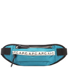 A.P.C. Tape Logo Waist Bag