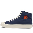 Kenzo Paris Men's Boke Flower High Top Sneakers in Midnight Blue