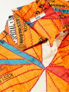 BODE - Cigar Quilted Patchwork Silk Shirt - Yellow