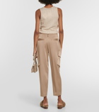 Brunello Cucinelli High-rise cargo pants