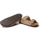 Birkenstock - Arizona Suede Sandals - Beige