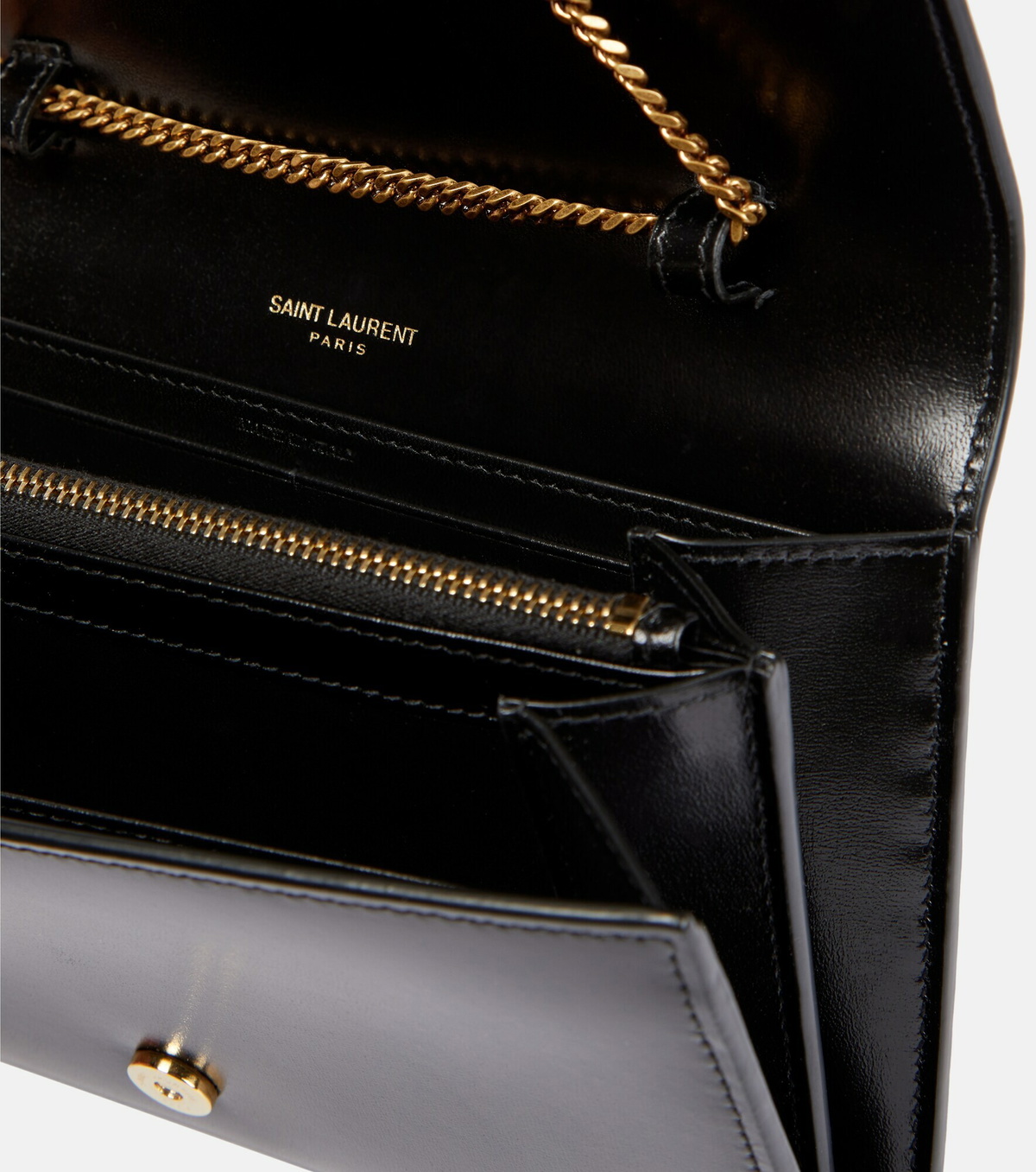 Saint Laurent Monogram leather wallet on chain Saint Laurent