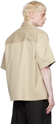 Emporio Armani Beige Double Shirt