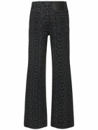 MARC JACOBS - Monogram Overdyed Denim Pants