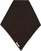 Nothing Written Brown Triangle Cashmere Scarf