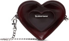 Dr. Martens Burgundy Mini Heart Bag