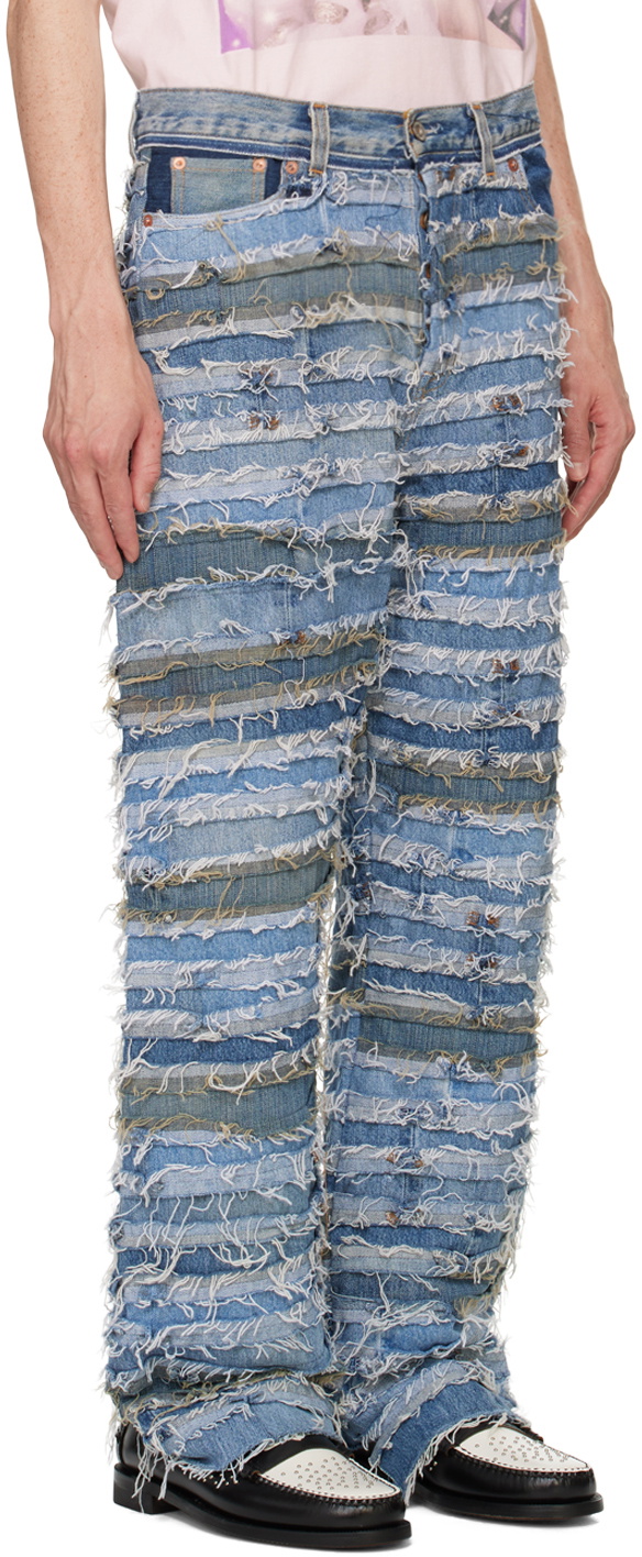 doublet Blue Mummy Upcycle Jeans