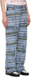 doublet Blue Mummy Upcycle Jeans