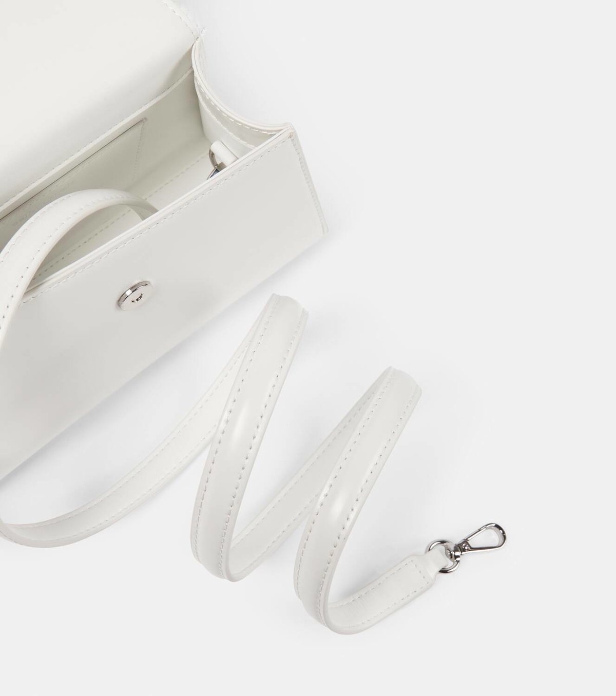 Self-Portrait The Bow Mini leather tote bag