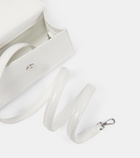 Self-Portrait The Bow Mini leather tote bag
