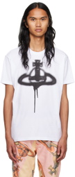 Vivienne Westwood White Spray Orb T-Shirt