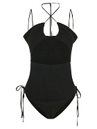 Andreadamo Ribbed Knit Sleeveless Bodysuit