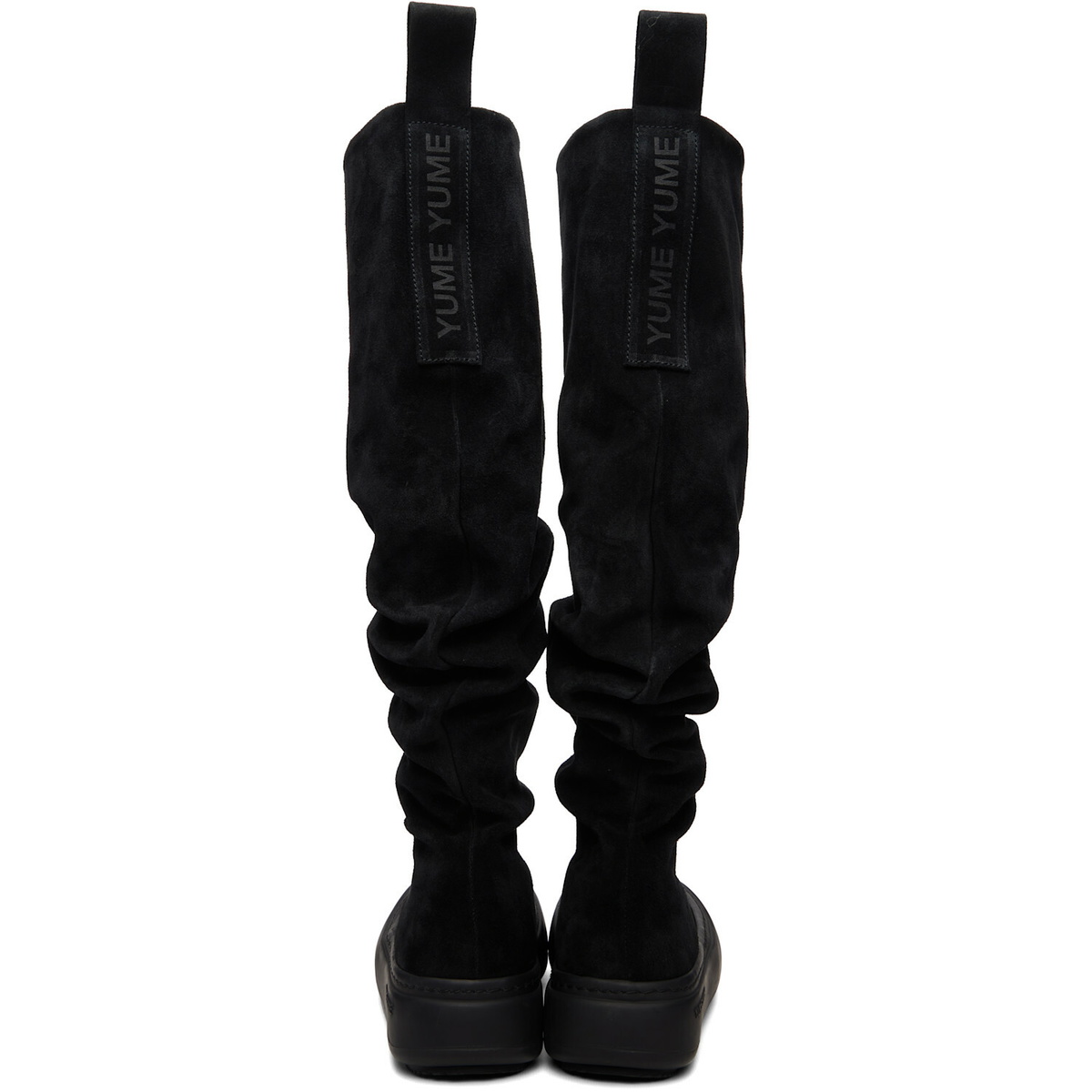 YUME YUME SSENSE Exclusive Black Fisherman Tall Boots