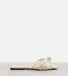 Jimmy Choo Siva embellished satin slides