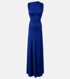Victoria Beckham Asymmetric draped gown